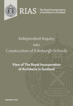 Independent Inquiry into Construction of Edinburgh Schools View of The Royal Incorporation of Architects in Scotland.jpg