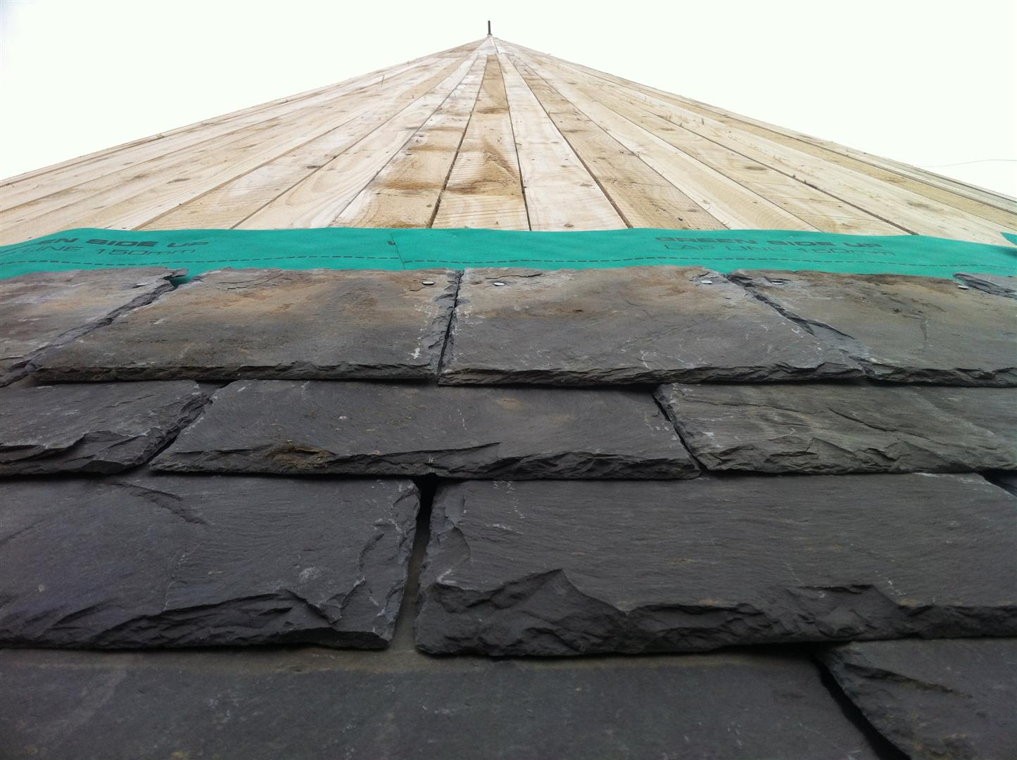 View up roof from eaves.JPG
