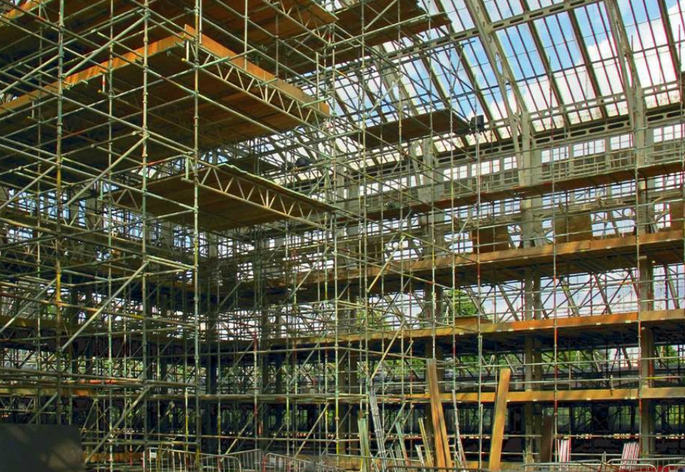 The Temperate Houe scaffolding rising in Centre Block.jpg