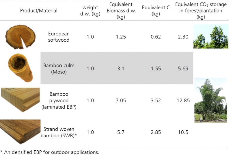 File:Equivalent C02 sequestration in bamboo and wood forest for different bamboo based products. Data from (J. G. Vogtländer et al., 2013).jpg