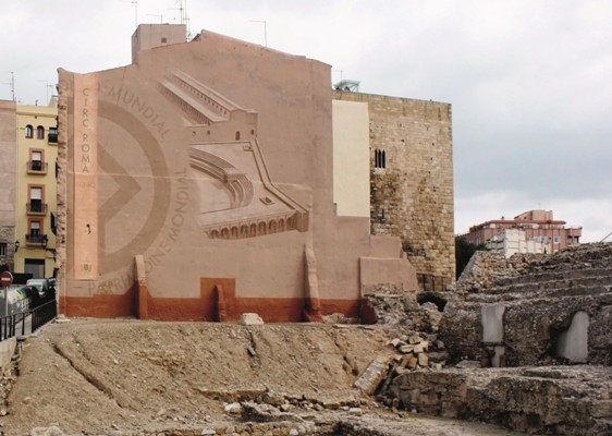 Tarragona Spain a three dimensional projection of the Roman Circus.jpg