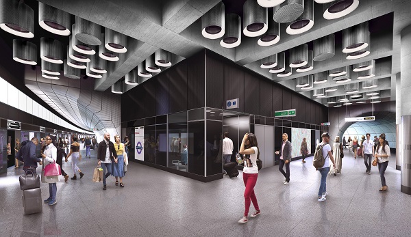 03 Tottenham Court Road station - proposed platform level at Dean Street entrance 236020.jpg