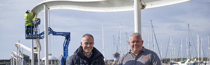 Whitehaven Harbour Commissioners CEO John Baker and Forth Managing Director Mark Telford banner.jpg