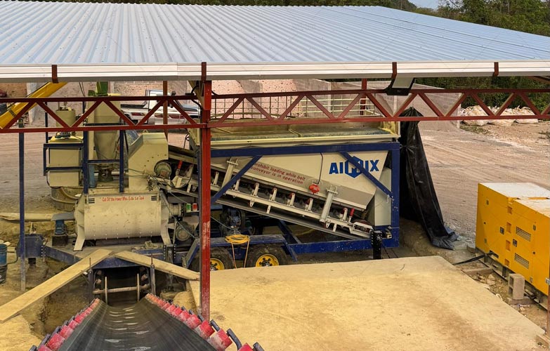 Planta Móvil de Concreto Compacta AJSY35 en Guatemala para Proyectos Pequeños de Viviendas.jpg