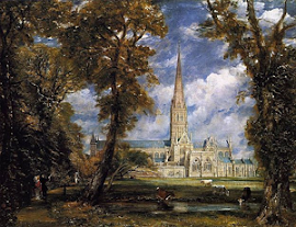 Salisbury Cathedral from the Bishop Grounds c.1825.png