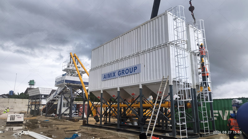 AIMIX AJQ70 Quick-Installation Concrete Plant in Nigeria.jpg