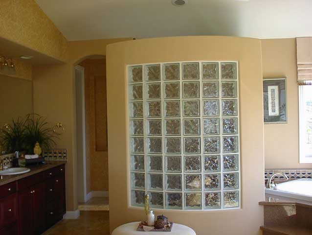 Glass Block Wall Designing Buildings Wiki, Glass Block Tiles Bathroom