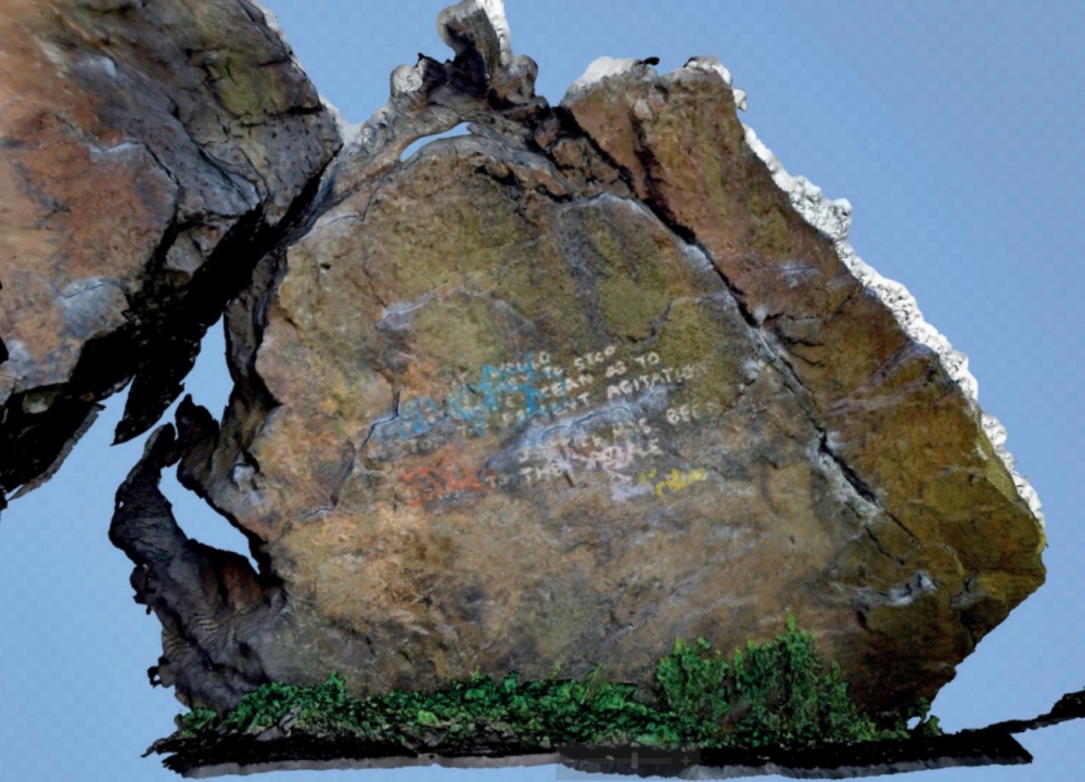 Photogrammetric model of Pongo boulder.jpg