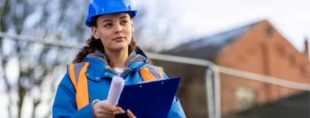 CIOB Young female professional on a residential development 1000.jpg