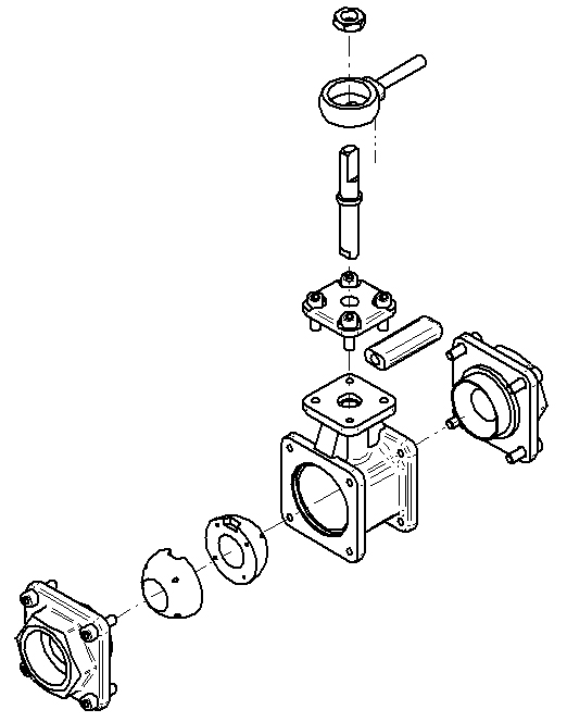 Example of exploded assembly drawing.