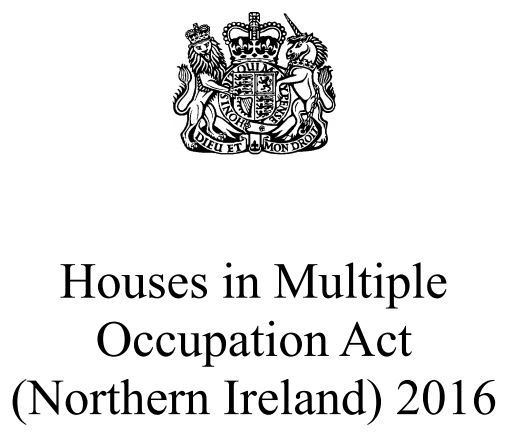 Houses In Multiple Occupation Act (NI) 2016 - Designing ...