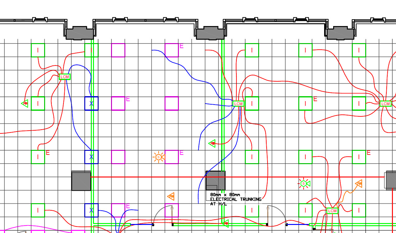 House wiring diagram AutoCAD drawing • Designs CAD