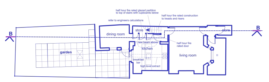 Section drawing - Designing Buildings