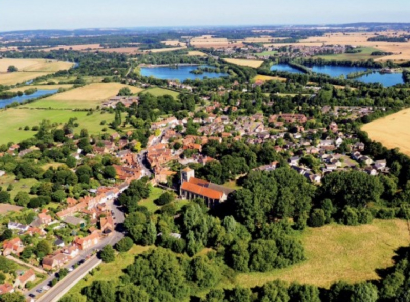 File:Dorchester on Thames from the air.jpg