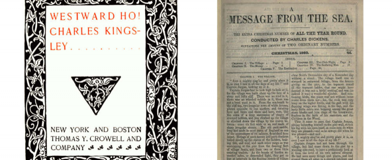 File:Image 5 Title Page Charles Kingsley Westward Ho! (1855) CC and Dickens.jpg